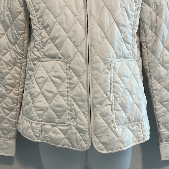 Banana Republic White Quilted Puffer Jacket - Picture 3 of 6